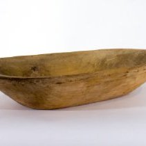 Large Wooden Bowl - Front/Side